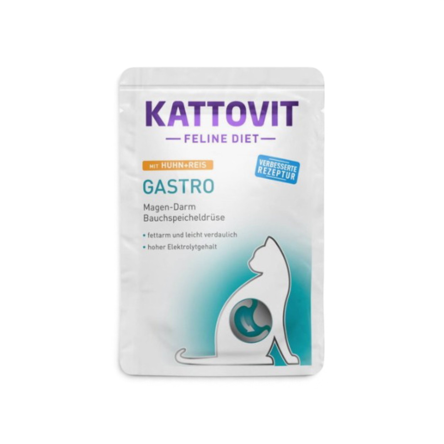 Kattovit Umido Gatto Gastro POLLO e RISO busta 85g