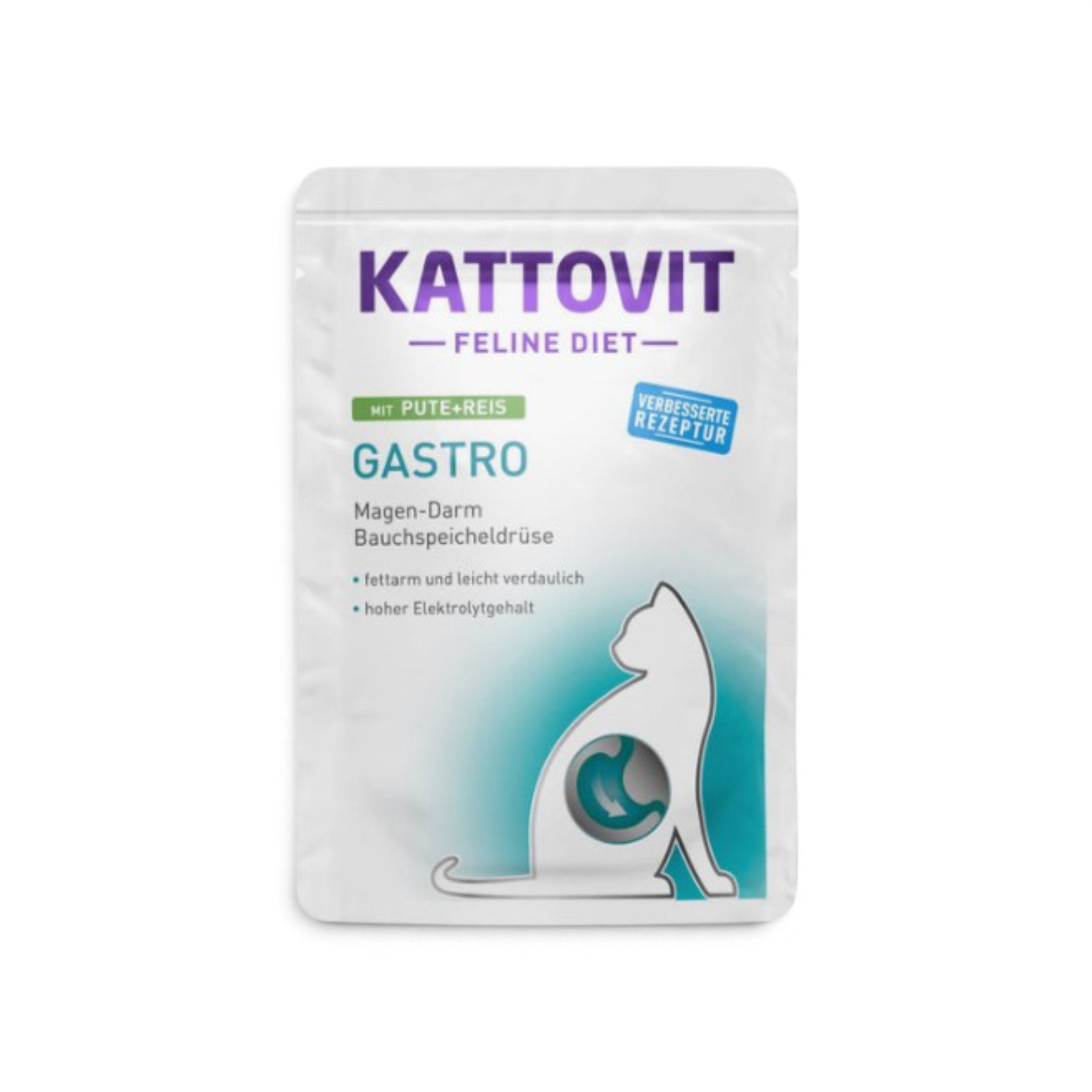 Kattovit Umido Gatto Gastro TACCHINO e RISO busta 85g